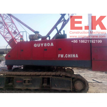 80ton Fuwa for Piling Work Crawler Crane (QUY80A)